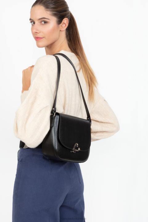 kadınlar çapraz askılı çanta lucertola yeni kara Lancaster Paris çanta H0LP2158