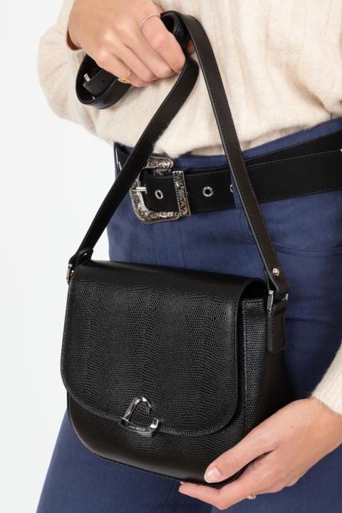 kadınlar çapraz askılı çanta lucertola yeni kara Lancaster Paris çanta H0LP2158