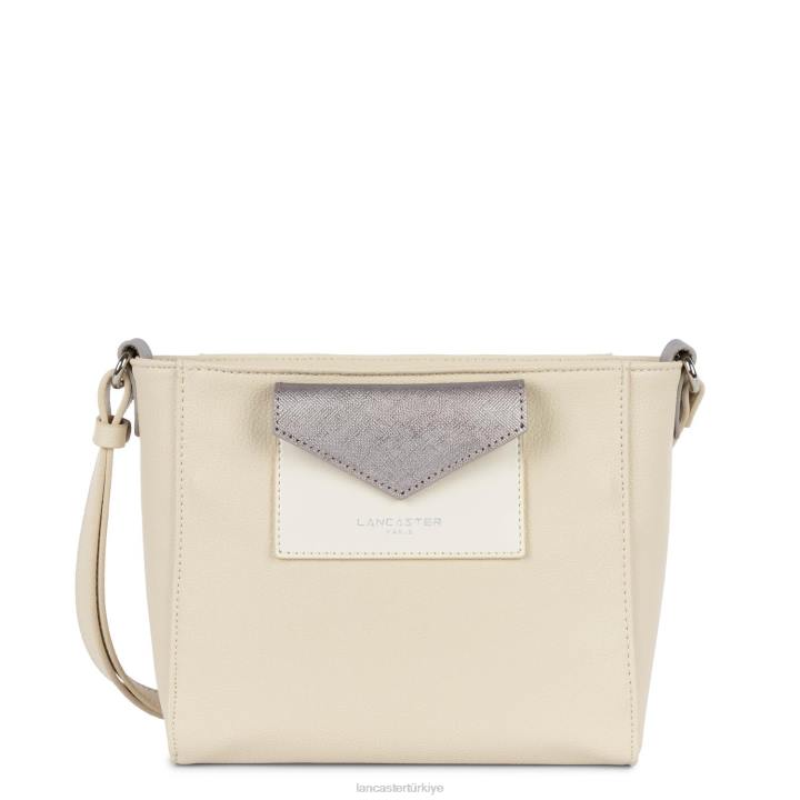 kadınlar çapraz askılı çanta maya modası bej-ekru-veya gül Lancaster Paris çanta H0LP1899