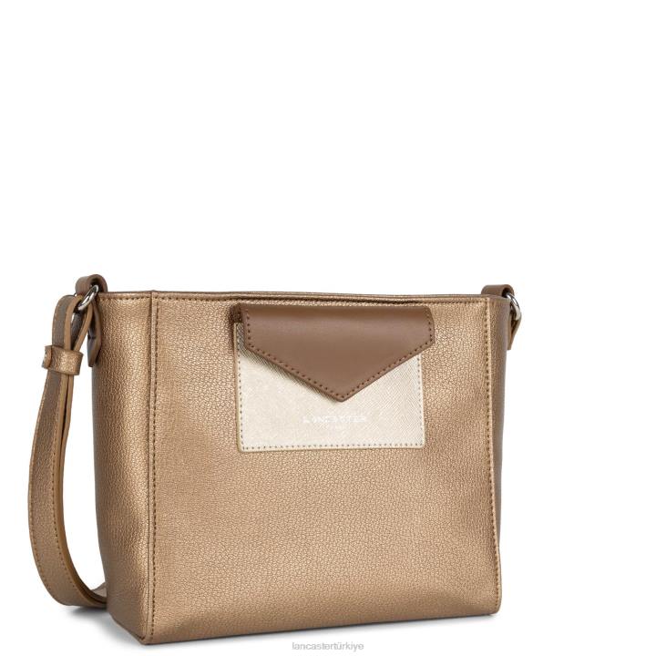 kadınlar çapraz askılı çanta maya modası cuivre-şampanya-vison Lancaster Paris çanta H0LP1893