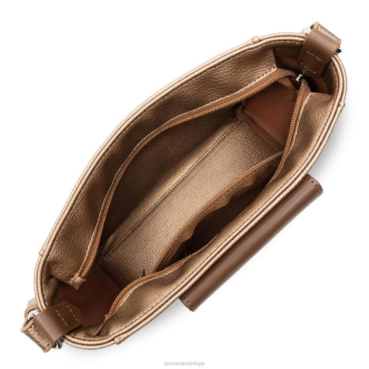 kadınlar çapraz askılı çanta maya modası cuivre-şampanya-vison Lancaster Paris çanta H0LP1893