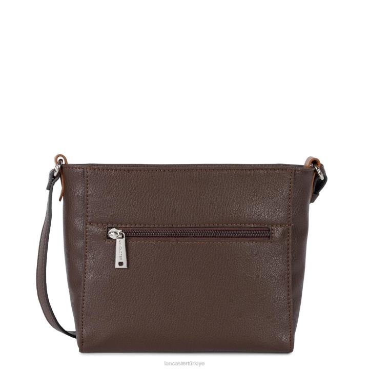 kadınlar çapraz askılı çanta maya modası marron-natürel-deve Lancaster Paris çanta H0LP1905