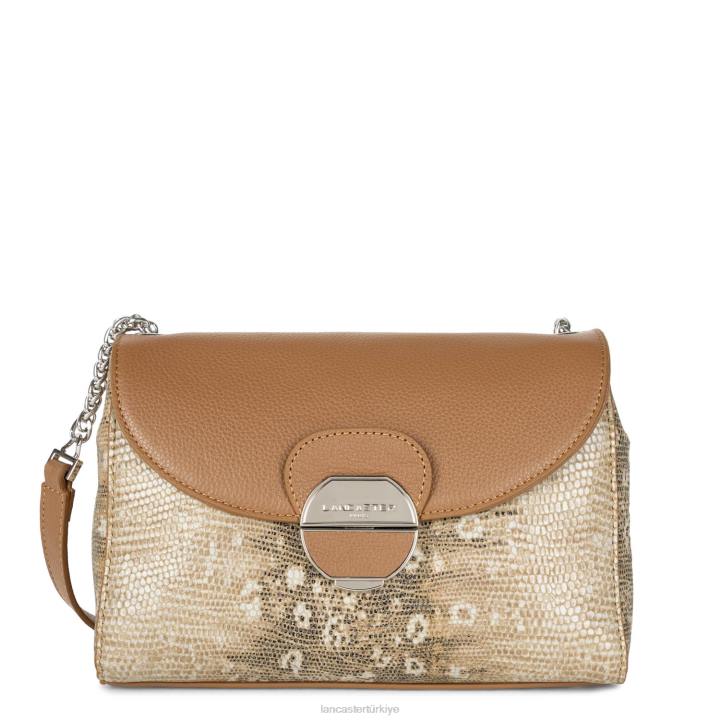 kadınlar çapraz askılı çanta pia hafif deve iguanası Lancaster Paris çanta H0LP568
