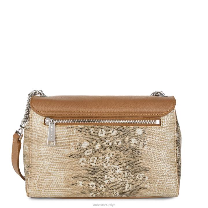 kadınlar çapraz askılı çanta pia hafif deve iguanası Lancaster Paris çanta H0LP568