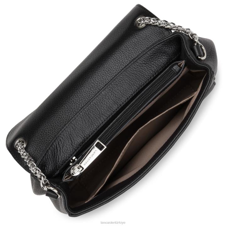 kadınlar çapraz askılı çanta pia hafif kara Lancaster Paris çanta H0LP563