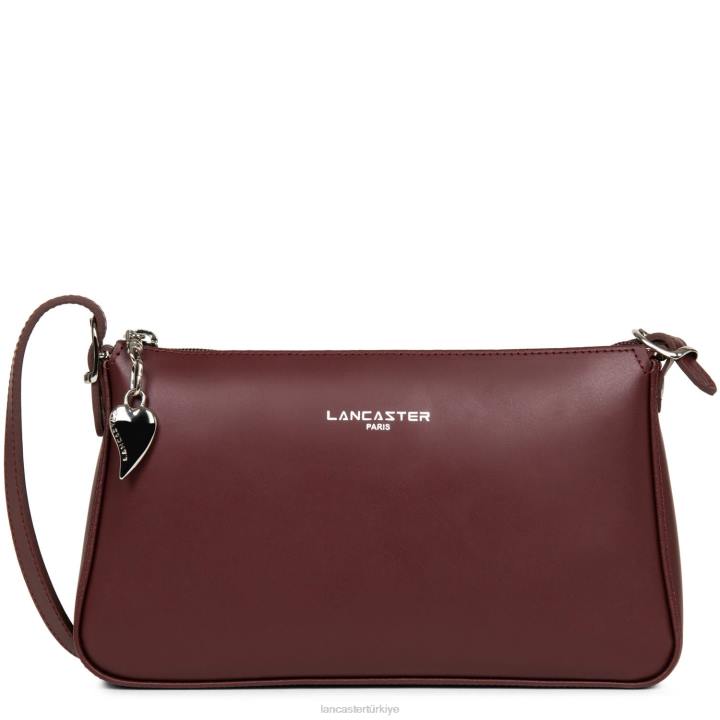 kadınlar çapraz askılı çanta sorunsuz yeni bordo Lancaster Paris çanta H0LP1973
