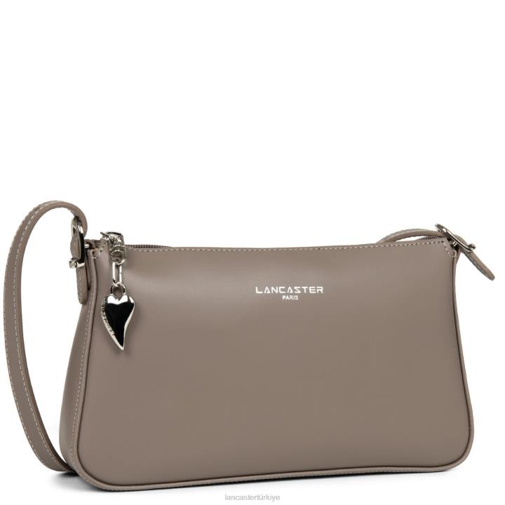 kadınlar çapraz askılı çanta sorunsuz yeni boz kahverengi Lancaster Paris çanta H0LP1972