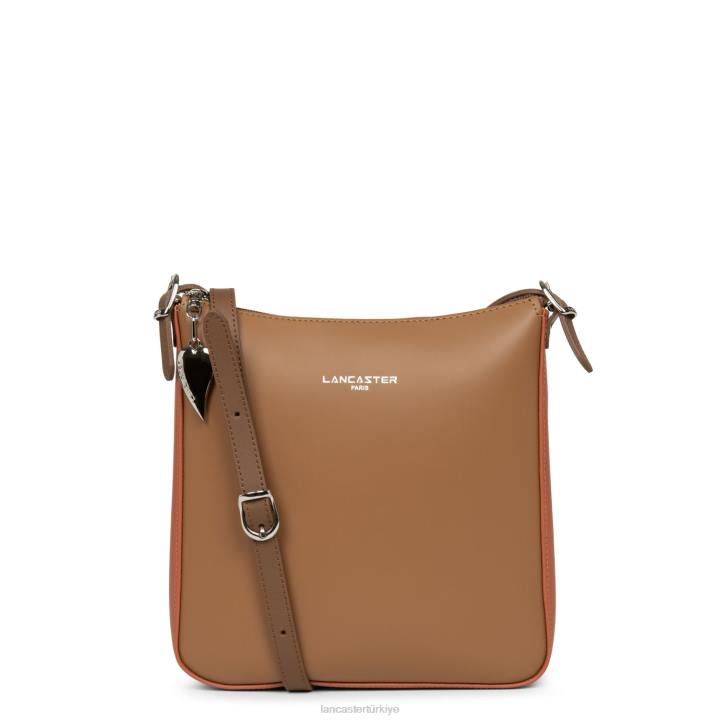 kadınlar çapraz askılı çanta sorunsuz yeni deve-potiron-vison Lancaster Paris çanta H0LP1917
