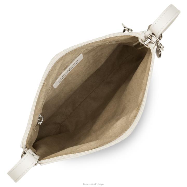kadınlar çapraz askılı çanta sorunsuz yeni ekru Lancaster Paris çanta H0LP1915