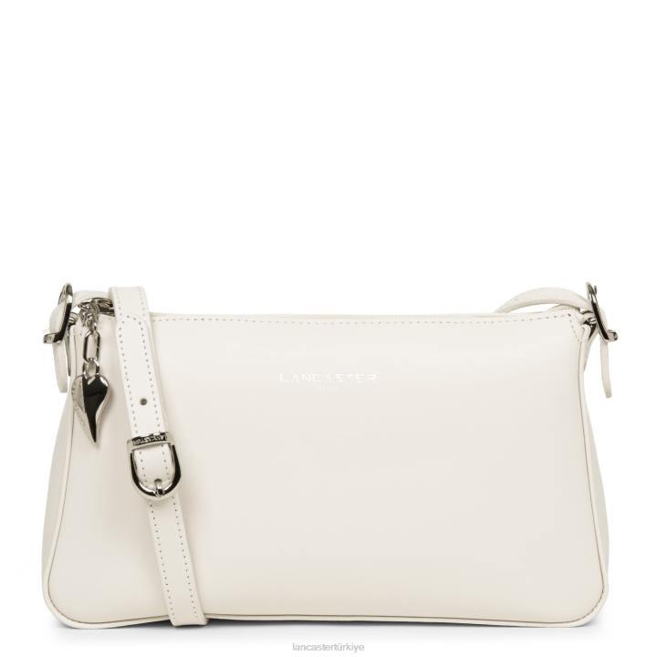 kadınlar çapraz askılı çanta sorunsuz yeni ekru Lancaster Paris çanta H0LP1975
