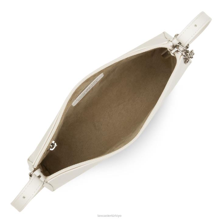 kadınlar çapraz askılı çanta sorunsuz yeni ekru Lancaster Paris çanta H0LP1975