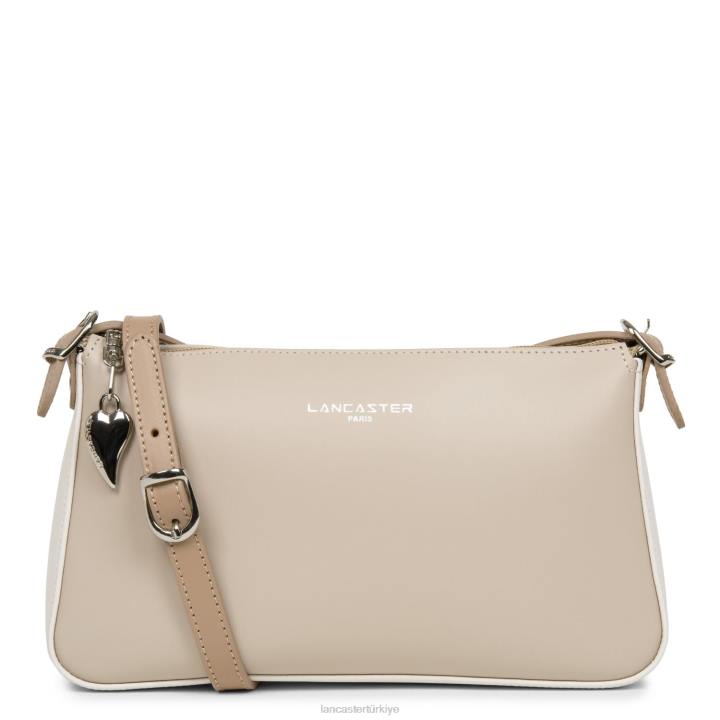 kadınlar çapraz askılı çanta sorunsuz yeni galet rose-ekru-çıplak Lancaster Paris çanta H0LP1976