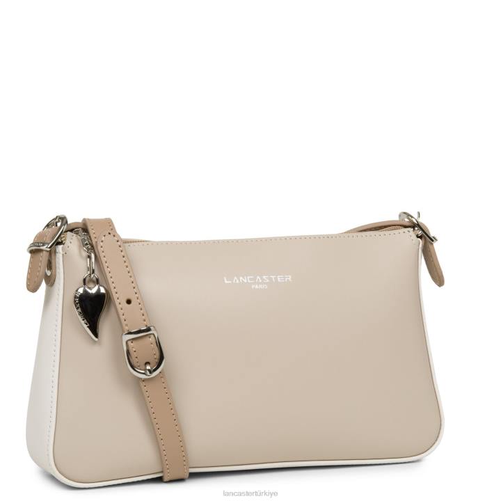 kadınlar çapraz askılı çanta sorunsuz yeni galet rose-ekru-çıplak Lancaster Paris çanta H0LP1976