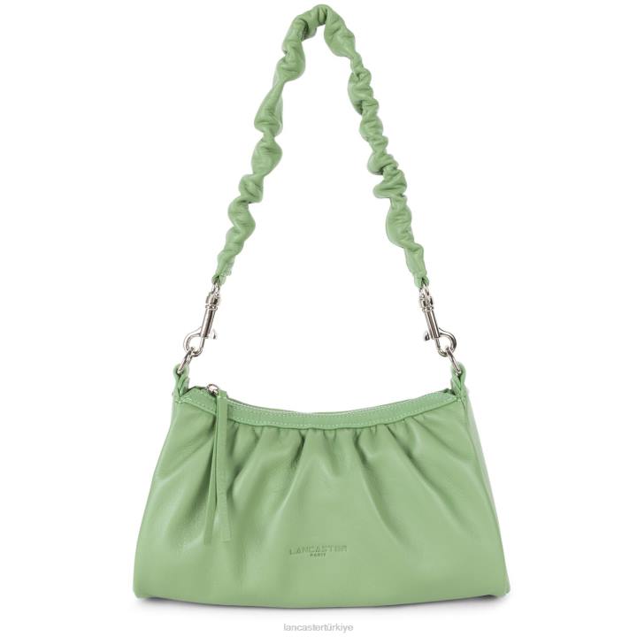 kadınlar çapraz askılı çanta yumuşak chou chou yeşim Lancaster Paris çanta H0LP2017
