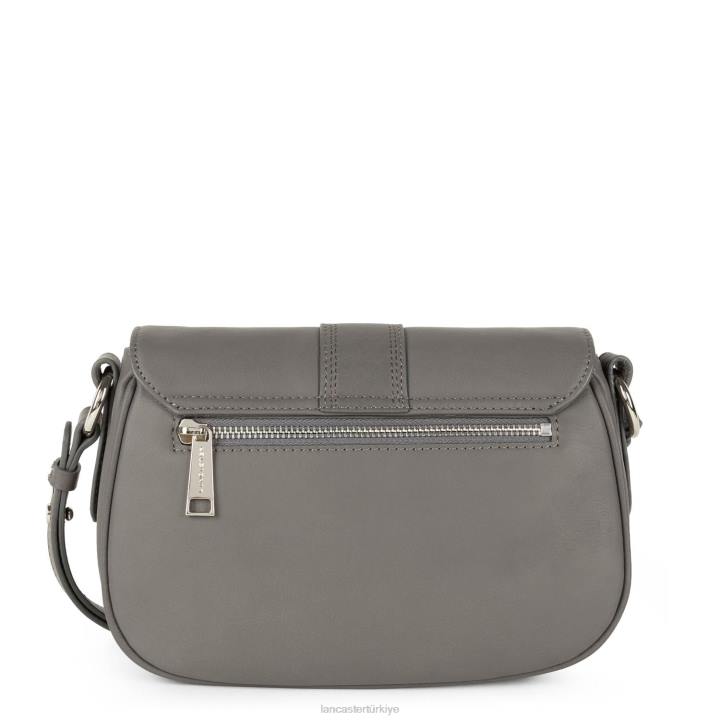 kadınlar çapraz askılı çanta yumuşak kravat Gris Lancaster Paris çanta H0LP1554