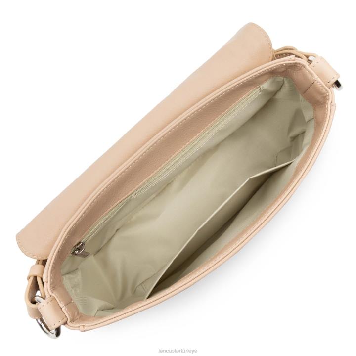 kadınlar çapraz askılı çanta yumuşak kravat cappuccino Lancaster Paris çanta H0LP1564