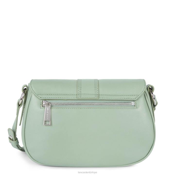 kadınlar çapraz askılı çanta yumuşak kravat dikey gris Lancaster Paris çanta H0LP1558