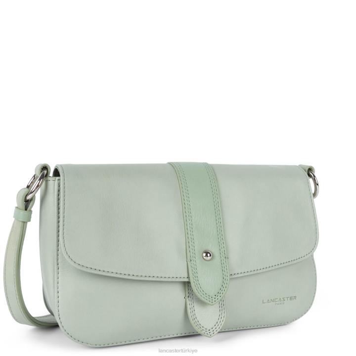 kadınlar çapraz askılı çanta yumuşak kravat dikey gris Lancaster Paris çanta H0LP1560