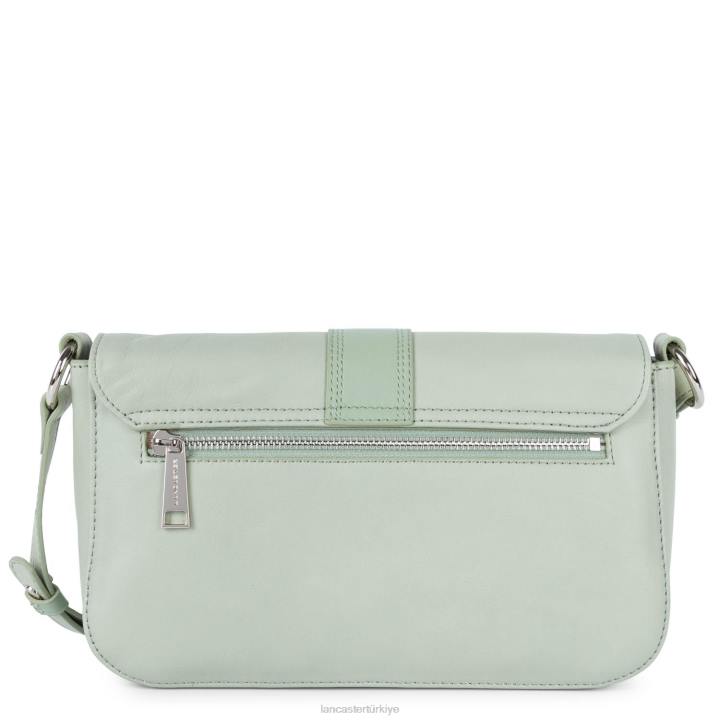 kadınlar çapraz askılı çanta yumuşak kravat dikey gris Lancaster Paris çanta H0LP1560