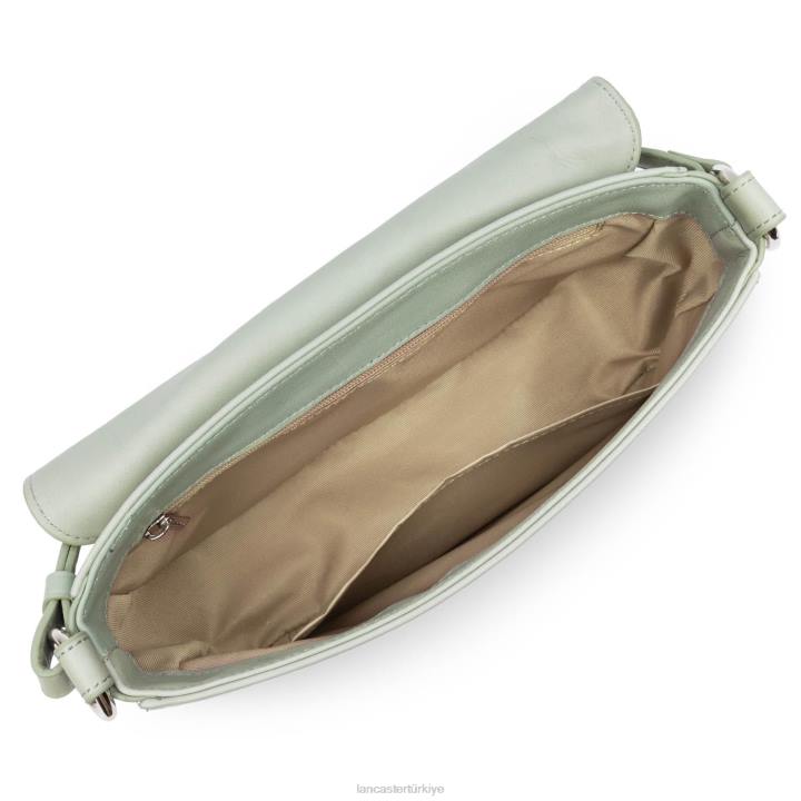 kadınlar çapraz askılı çanta yumuşak kravat dikey gris Lancaster Paris çanta H0LP1560