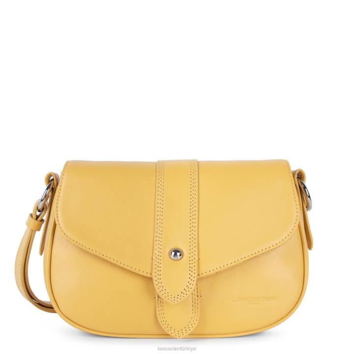 kadınlar çapraz askılı çanta yumuşak kravat okre Lancaster Paris çanta H0LP1556