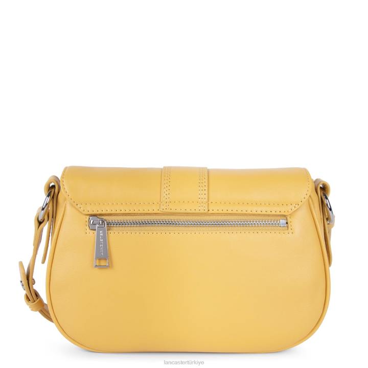 kadınlar çapraz askılı çanta yumuşak kravat okre Lancaster Paris çanta H0LP1556