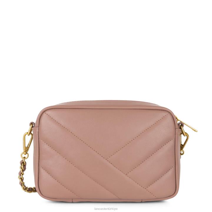 kadınlar çapraz askılı çanta yumuşak matelasse gül antika Lancaster Paris çanta H0LP1591