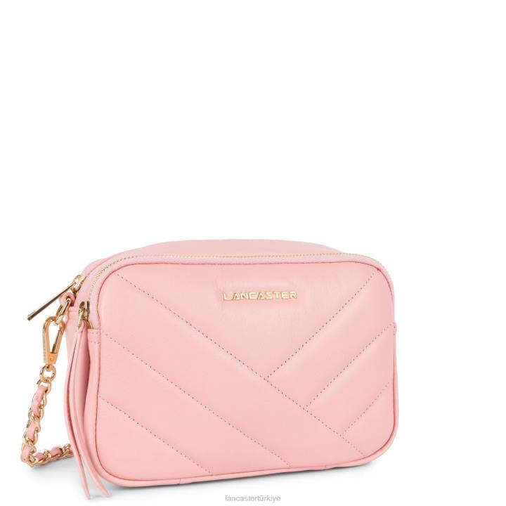 kadınlar çapraz askılı çanta yumuşak matelasse gül clair Lancaster Paris çanta H0LP1586