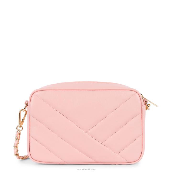 kadınlar çapraz askılı çanta yumuşak matelasse gül clair Lancaster Paris çanta H0LP1586