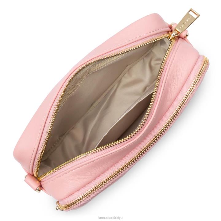 kadınlar çapraz askılı çanta yumuşak matelasse gül clair Lancaster Paris çanta H0LP1586