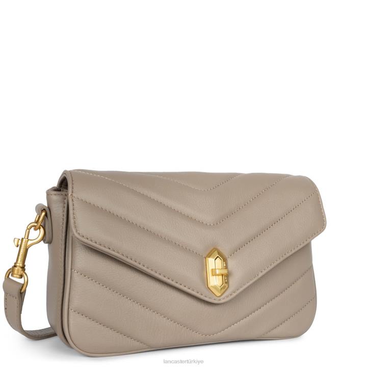 kadınlar çapraz askılı çanta yumuşak matelasse galet fonce Lancaster Paris çanta H0LP2408