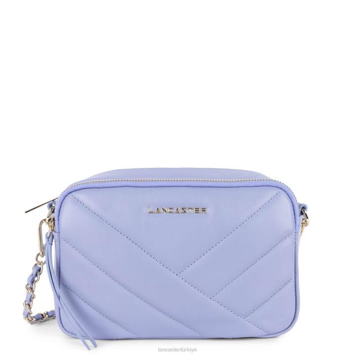kadınlar çapraz askılı çanta yumuşak matelasse lavanta Lancaster Paris çanta H0LP1585