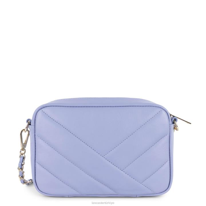 kadınlar çapraz askılı çanta yumuşak matelasse lavanta Lancaster Paris çanta H0LP1585