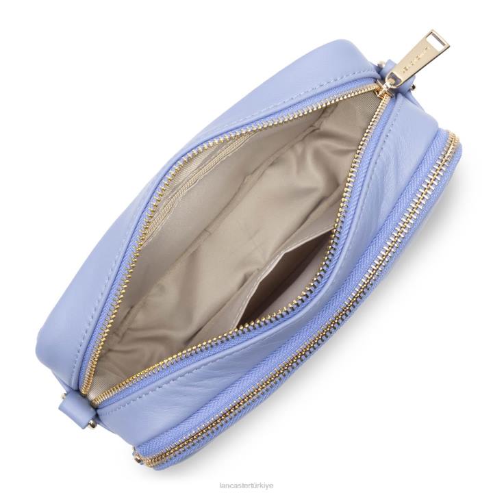 kadınlar çapraz askılı çanta yumuşak matelasse lavanta Lancaster Paris çanta H0LP1585