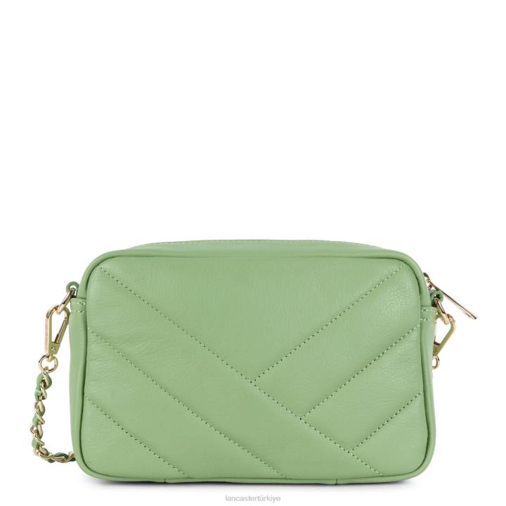 kadınlar çapraz askılı çanta yumuşak matelasse yeşim Lancaster Paris çanta H0LP1597