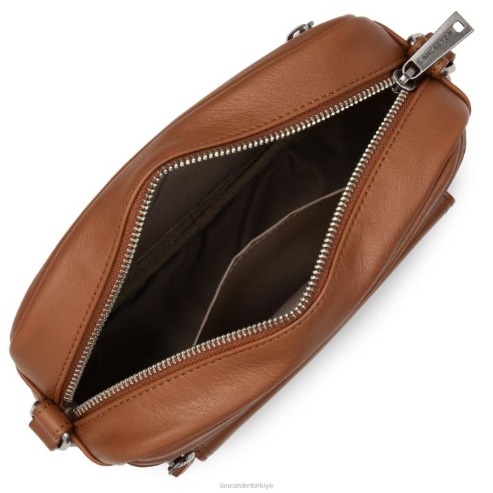 kadınlar çapraz askılı çanta yumuşak vintage Chataigne timsahı Lancaster Paris çanta H0LP2283