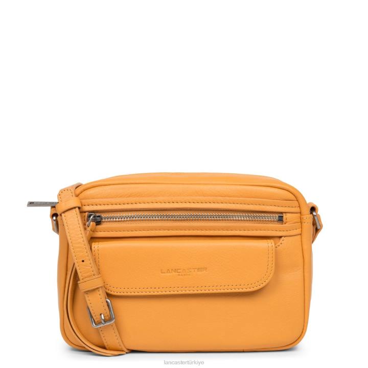 kadınlar çapraz askılı çanta yumuşak vintage Safran Lancaster Paris çanta H0LP2279