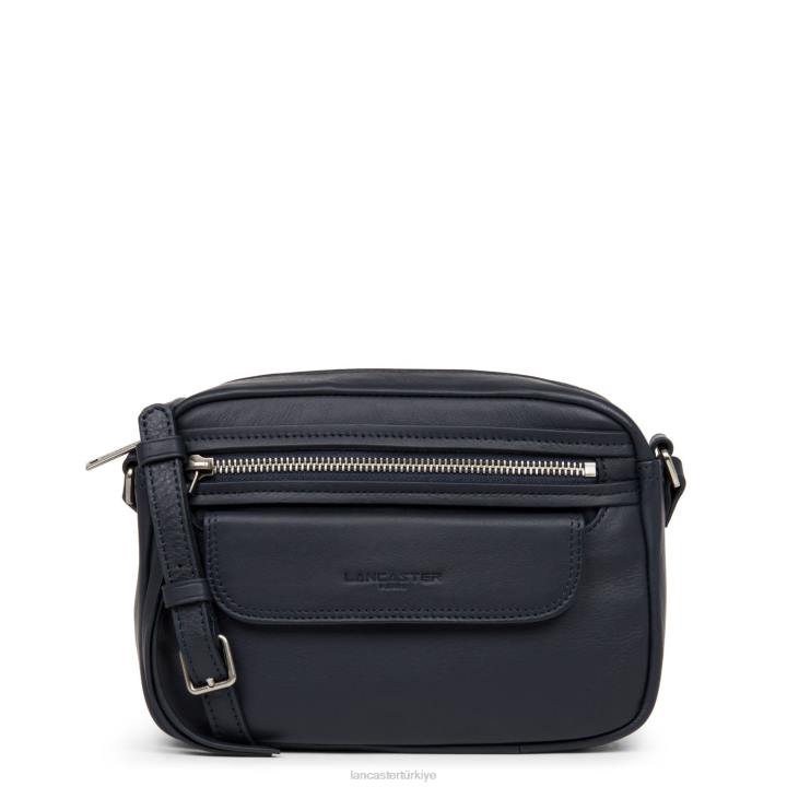 kadınlar çapraz askılı çanta yumuşak vintage mavi fonce Lancaster Paris çanta H0LP2275
