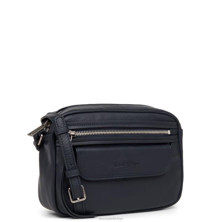 kadınlar çapraz askılı çanta yumuşak vintage mavi fonce Lancaster Paris çanta H0LP2275