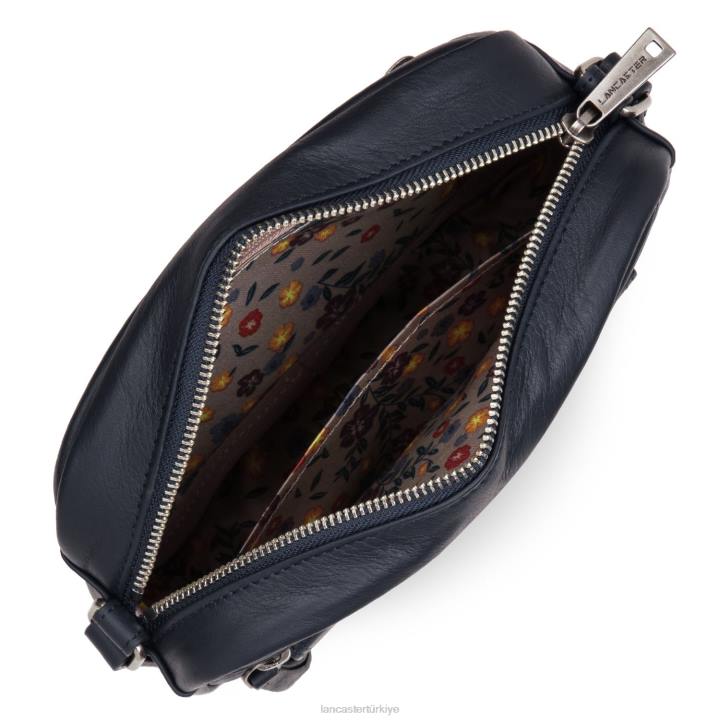 kadınlar çapraz askılı çanta yumuşak vintage mavi fonce Lancaster Paris çanta H0LP2275