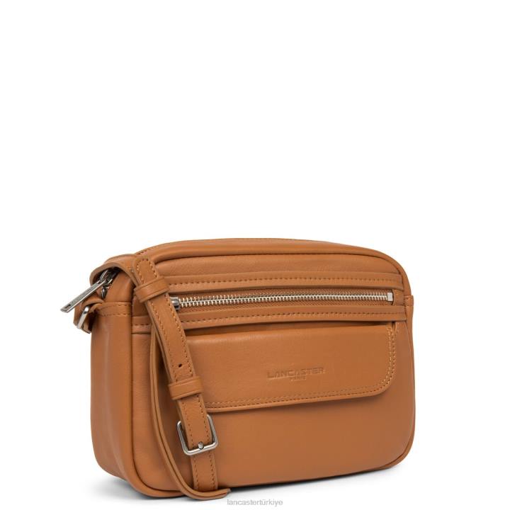 kadınlar çapraz askılı çanta yumuşak vintage miel Lancaster Paris çanta H0LP2276