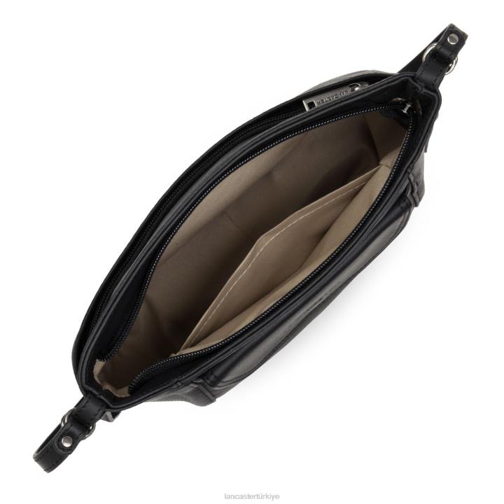 kadınlar çapraz askılı çanta yumuşak vintage nova kara Lancaster Paris çanta H0LP1933