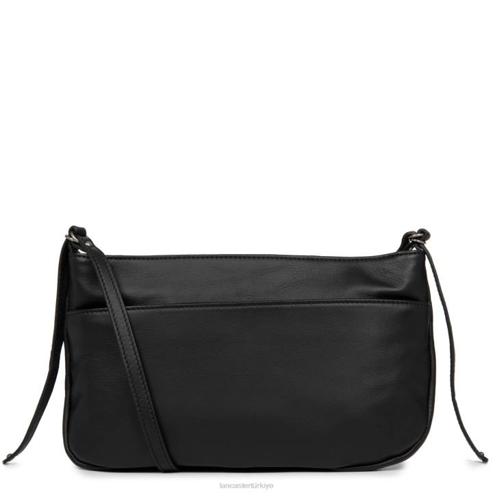 kadınlar çapraz askılı çanta yumuşak vintage nova kara timsah Lancaster Paris çanta H0LP1939