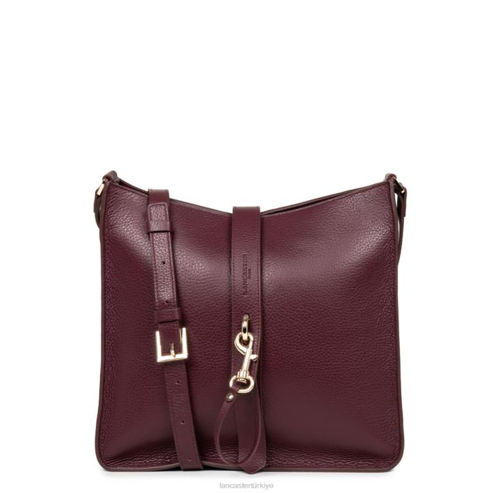 kadınlar büyük çapraz çanta foulonne çift kanca fuxia'ya dökme öncesi Lancaster Paris çanta H0LP1544