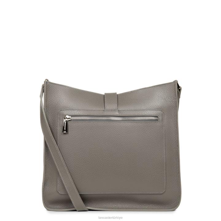 kadınlar büyük çapraz çanta foulonne çift kanca gris-in-vert paon Lancaster Paris çanta H0LP1543