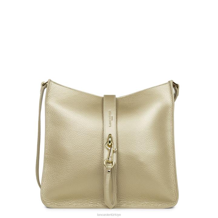 kadınlar büyük çapraz çanta foulonne çift kanca çıplak şampanya Lancaster Paris çanta H0LP1546