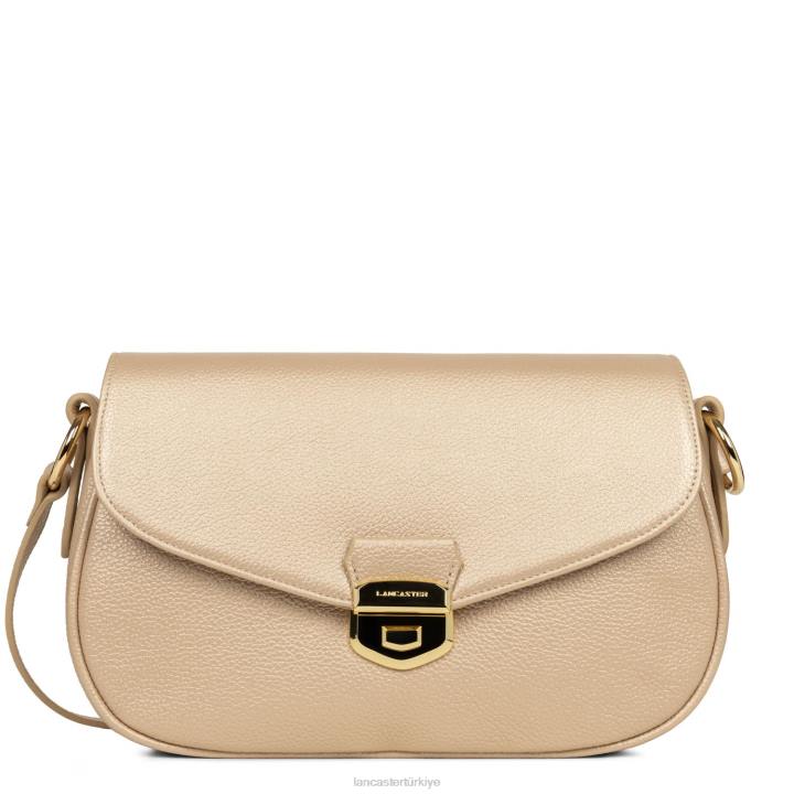 kadınlar büyük çapraz askılı çanta foulonne milano Şampanya Lancaster Paris çanta H0LP1420