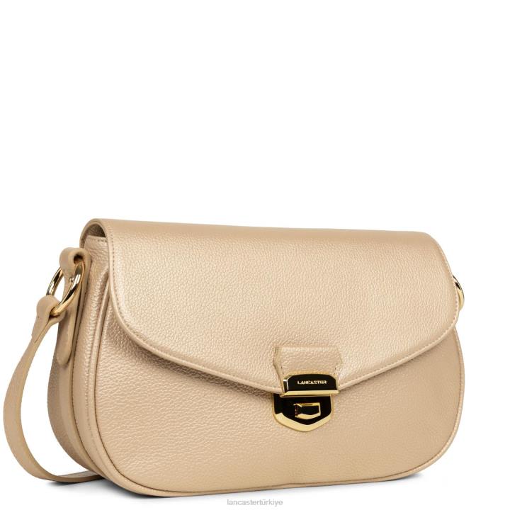 kadınlar büyük çapraz askılı çanta foulonne milano Şampanya Lancaster Paris çanta H0LP1420