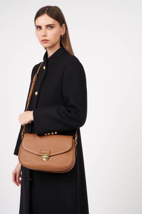 kadınlar büyük çapraz askılı çanta foulonne milano deve Lancaster Paris çanta H0LP1419