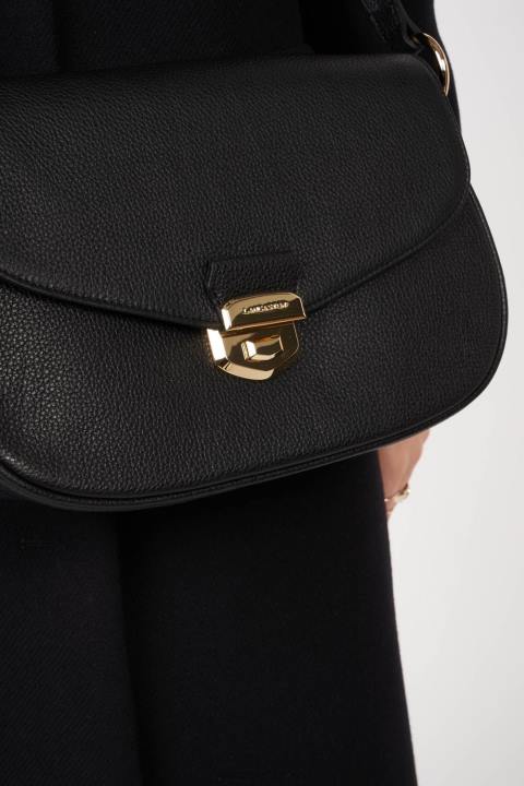 kadınlar büyük çapraz askılı çanta foulonne milano kara Lancaster Paris çanta H0LP1417